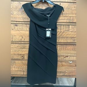 DKNY Sleeveless Black Dress